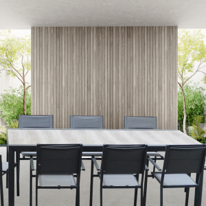 Arizona Tile Top Aluminium Extension Dining Table - Image 19