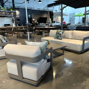 Florida 3 Pce Aluminium Sofa Lounge Setting - Image 12