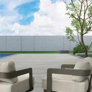 Florida 3 Pce Aluminium Sofa Lounge Setting - Image 8