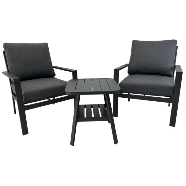 Manhattan 3 pce Aluminium Sofa Chat Setting