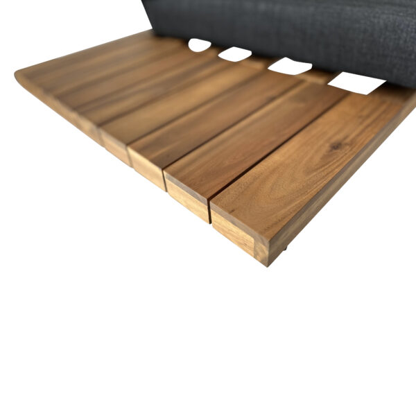 Boston 3pce Timber & Aluminium Corner Sofa Setting - Image 2