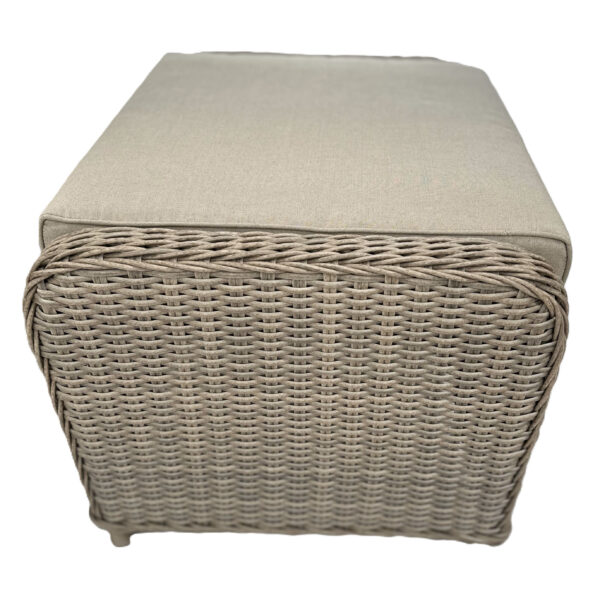 Brix Reclining High Back Wicker 2pce Relax Set - Mixed Grey - Image 5