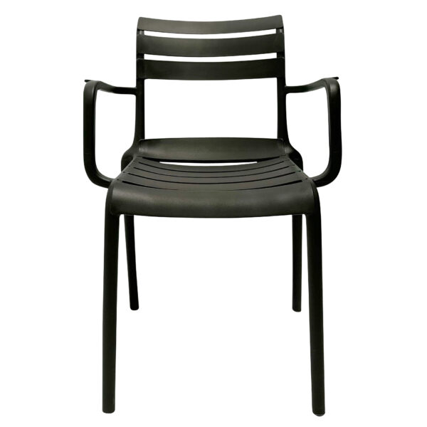 Corfu Resin Armed Dining Chair - Image 3