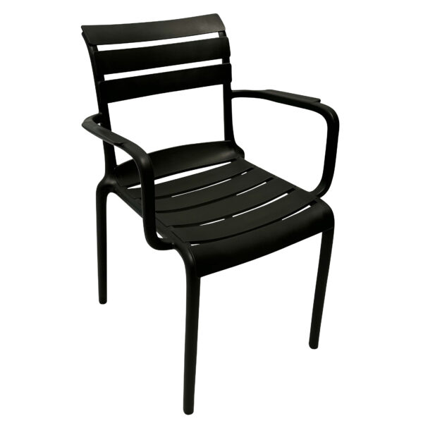 Corfu Resin Armed Dining Chair