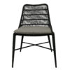 Emery Steel & Rope Armless Dining Chair - Image 4