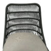 Emery Steel & Rope Armless Dining Chair - Image 2