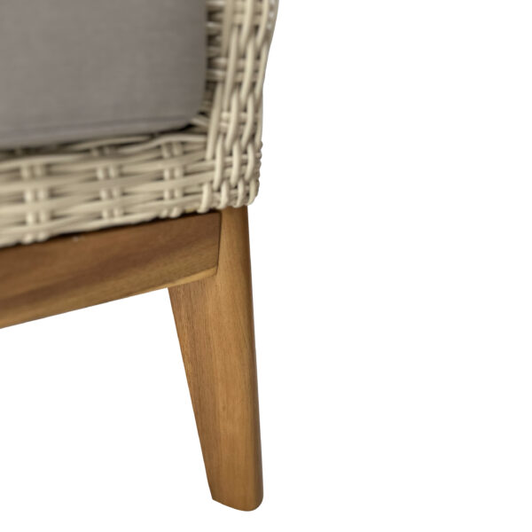 Larissa 3pce Wicker Sofa Lounge Setting - Image 3