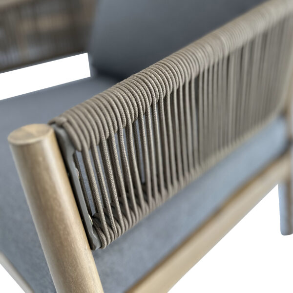 Loivre 3pce Timber Sofa Lounge Setting - Image 3