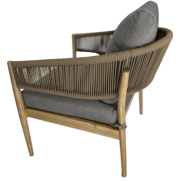 Loivre 3pce Timber Sofa Lounge Setting - Image 2