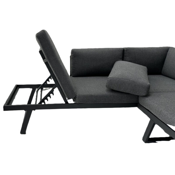 Mahini 3 pce Aluminium Corner Sofa Setting - Image 7