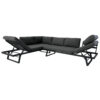 Mahini 3 pce Aluminium Corner Sofa Setting - Image 3