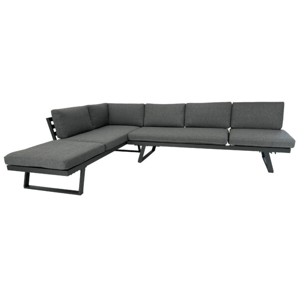 Mahini 3 pce Aluminium Corner Sofa Setting - Image 4