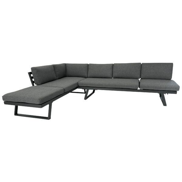 Mahini 3 pce Aluminium Corner Sofa Setting - Image 5