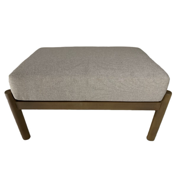 Marche Cushioned Timber Foot Stool - Image 3