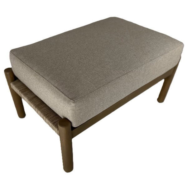 Marche Cushioned Timber Foot Stool