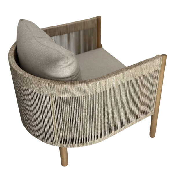 Marche 5pce Timber Sofa Lounge Setting - Image 10