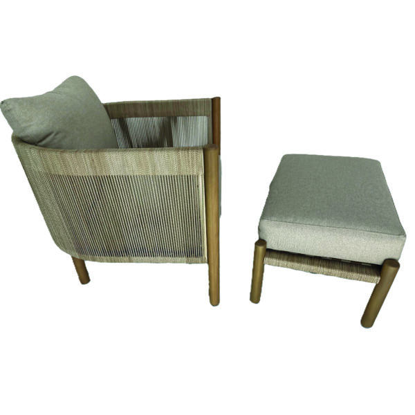 Marche 5pce Timber Sofa Lounge Setting - Image 14