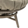 Moon Rope-Weave Relaxing lounge Chair with Timber Legs - Image 3