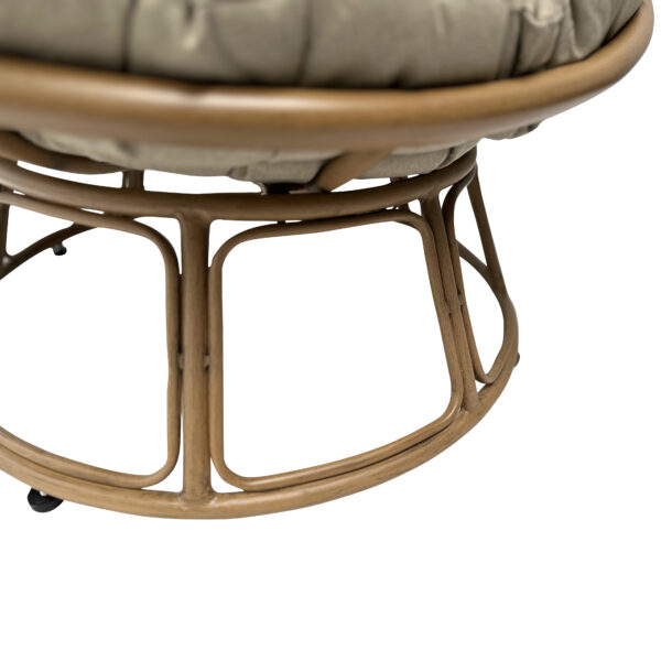 Papasan Aluminium Sunlounge Chair - Image 3