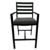 Reno Aluminium Armed Bar Chair - Image 2