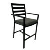 Reno Aluminium Armed Bar Chair
