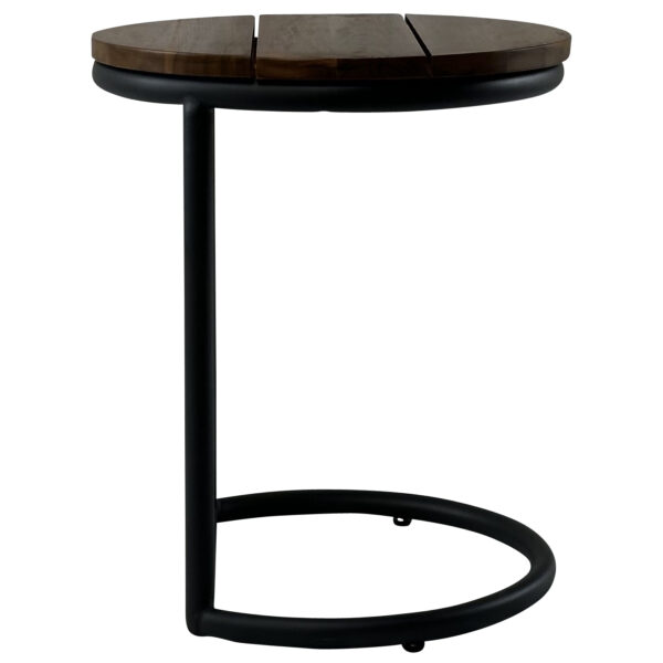 Sveta 43cm Round Timber Top Drinks Table - Image 4