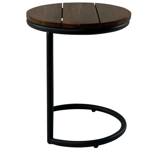 Sveta 43cm Round Timber Top Drinks Table