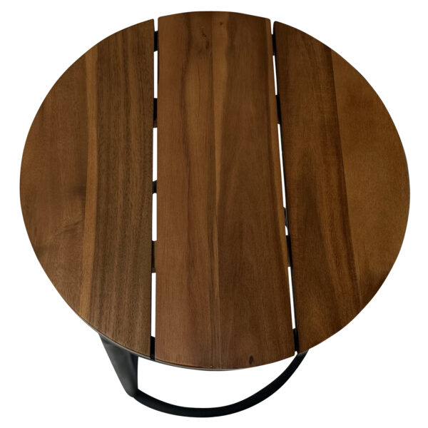 Sveta 43cm Round Timber Top Drinks Table - Image 3