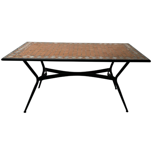 Tangiers 160cm x 90cm Mosaic Dining Table - Image 3