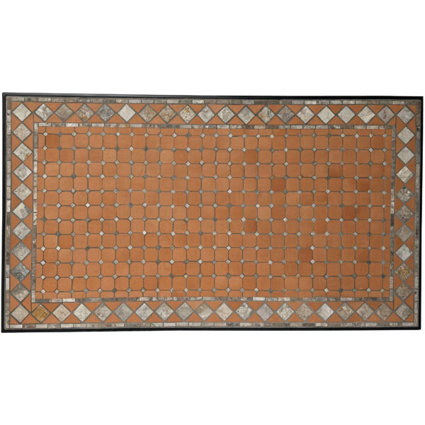 Tangiers 160cm x 90cm Mosaic Dining Table - Image 5