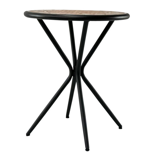 Tangiers 60cm round Mosaic Balcony Table - Image 2