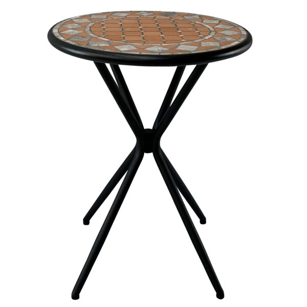 Tangiers 60cm round Mosaic Balcony Table