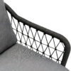 Tiana Low Back Rope & Aluminium Dining Chair - Image 2