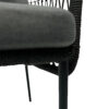 Tiana Low Back Rope & Aluminium Dining Chair - Image 5
