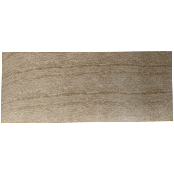 Travertino 220cmx90cm Faux Travertine Stone Dining Table - Image 5
