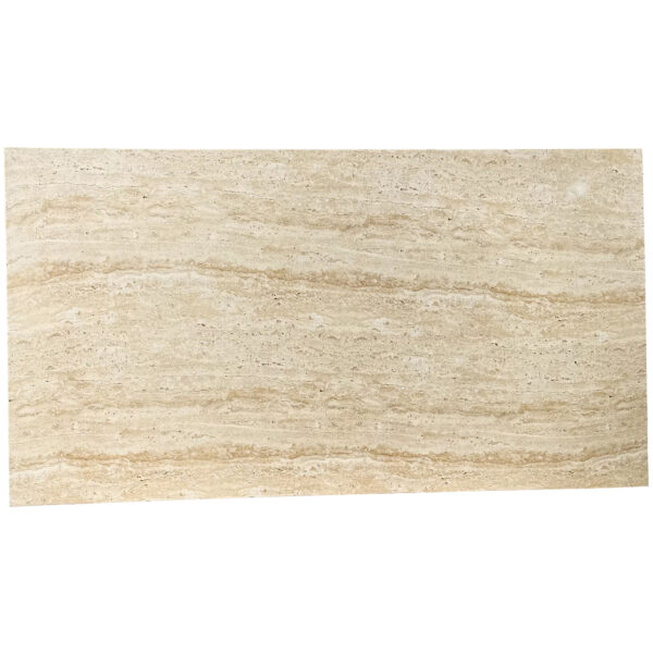 Travertino 130x70cm Faux Travertine Stone Coffee Table - Image 2