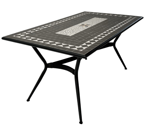 Tunis 160x90cm Mosaic Dining Table - Image 4