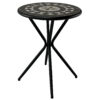 Tunis 60cm Round Mosaic Balcony Table