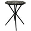 Tunis 60cm Round Mosaic Balcony Table - Image 5