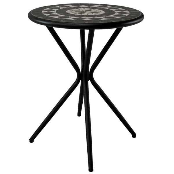 Tunis 60cm Round Mosaic Balcony Table - Image 5