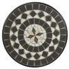 Tunis 60cm Round Mosaic Balcony Table - Image 2