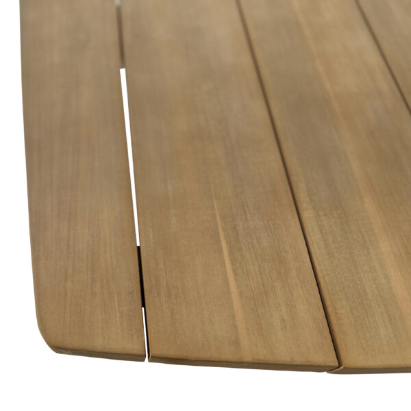 Zeus 260cmx120cm Acacia Timber Dining Table - Image 7