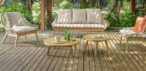 Sentosa Small or Large Round Timber Coffee Tables - Image 4