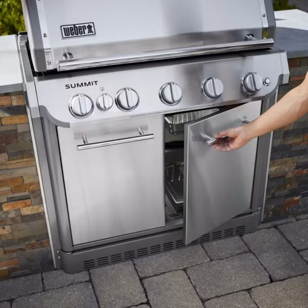 Summit® SB38 Gas Barbecue Stainless Steel - Image 9